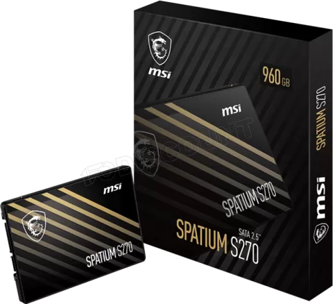 Disque SSD MSI Spatium S270 480Go – S-ATA 2,5″ – Image 2