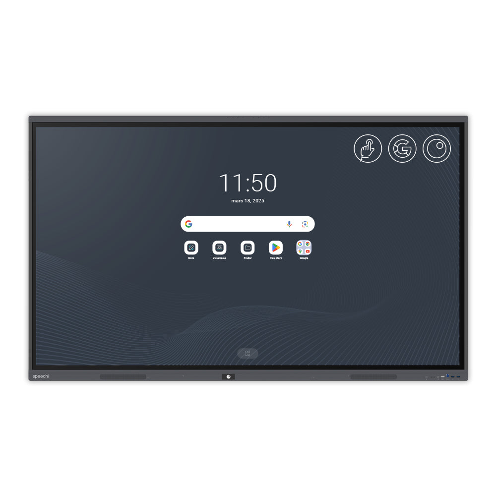Écran interactif tactile 65 pouces SuperGlass Pro — Speechi