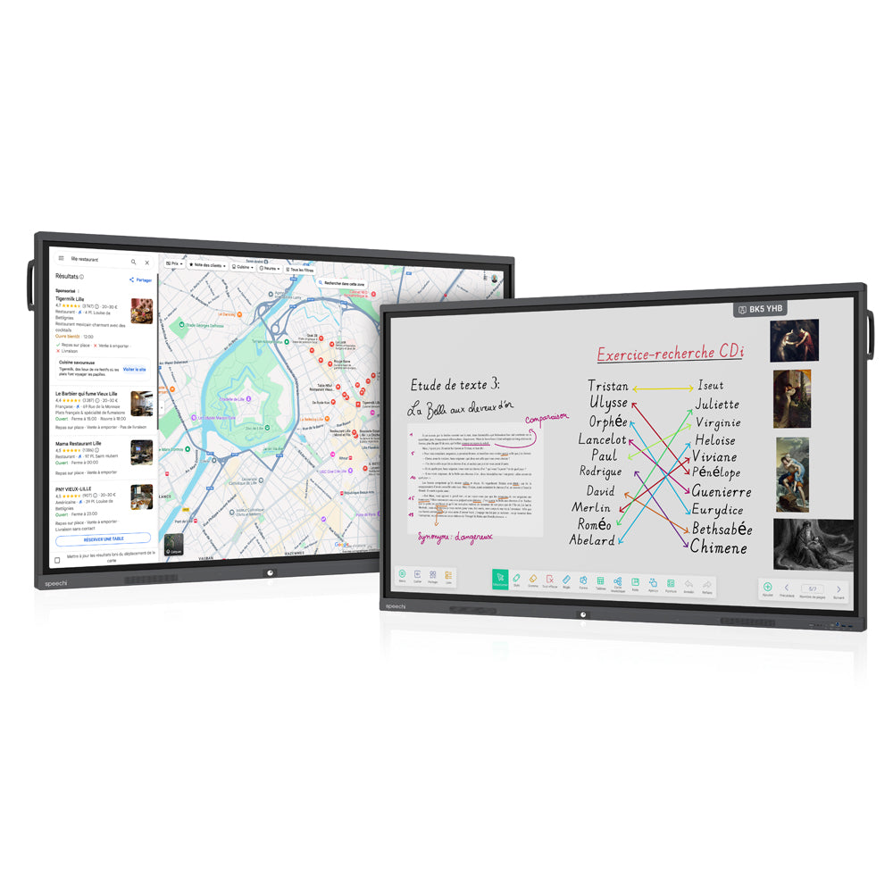 Écran interactif tactile 75 pouces SuperGlass Pro — Speechi en situation