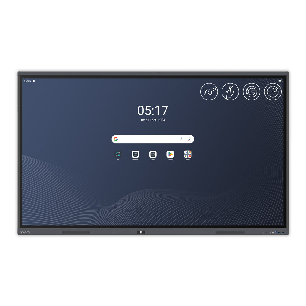 Écran interactif tactile 75 pouces SuperGlass Pro — Speechi