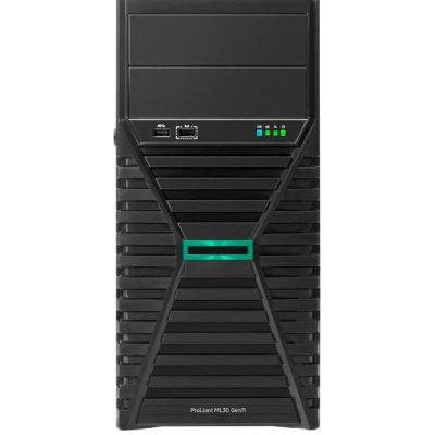 HPE ProLiant ML30 Gen11 6325P 3.5GHz 4c 1P 1x32GB-U 8SFF 2x480GB SSD 1x1000W PS EU Server