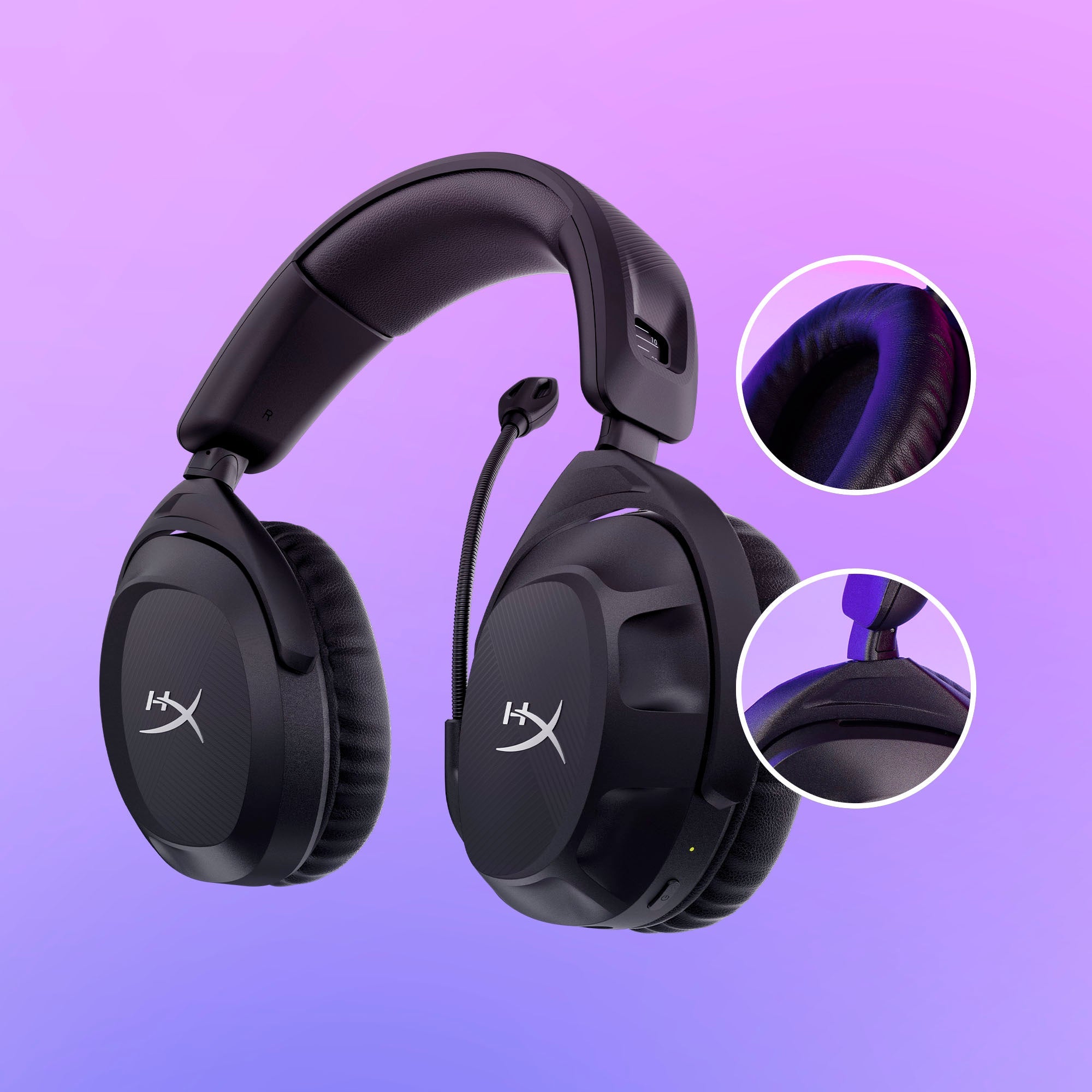 HyperX Cloud III Casque gamer filaire, 7.1 Virtual Surround – Rouge – Image 2