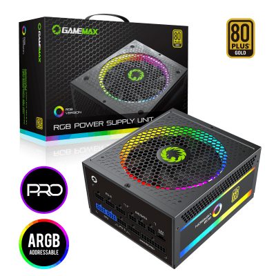 ALIMENTATION GameMAX ATX RGB-1050 PRO Modulaire