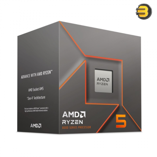 Processeur AMD Ryzen 5 8400F (4,7Ghz) AM5 - Sans iGPU – Image 5