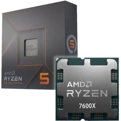 Processeur AMD Ryzen 5 7600X (5,3 Ghz) AM5