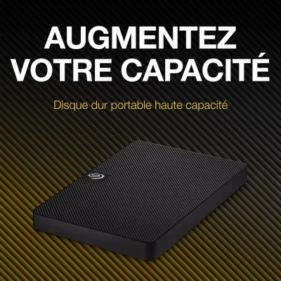 Disque Dur externe Seagate Expansion Portable – 4To (Noir)
