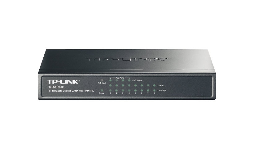 TP-LINK TL-SG1008P * SWITCH 8 ports GbLAN dont 4xPoE (64W) – Image 2