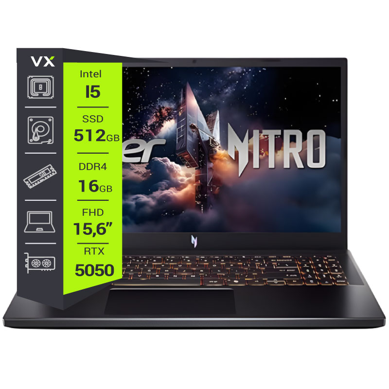 ACER Nitro ANV15-52-55BL 15,6 FHD i5-13420H 16/512Go RTX5050 W11 – Image 3