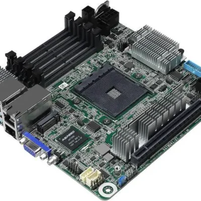 ASRock X570D4U-2L2T/BCM, 1xSKT AM4, AMD Ryzen 5000, X570, 4xDIMM, SATA, 2xM.2, 2xGbE,