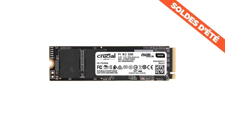 SSD NVMe Crucial 500 Go – Image 2