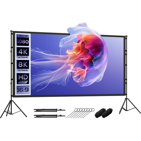 ECRAN DE PROJECTION PORTABLE 100'' – Image 3