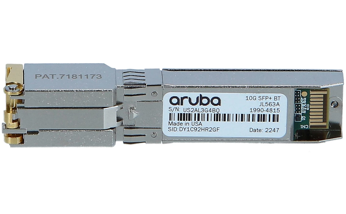 Aruba 10GBASE-T SFP+ RJ45 30m Cat6A Transceiver
