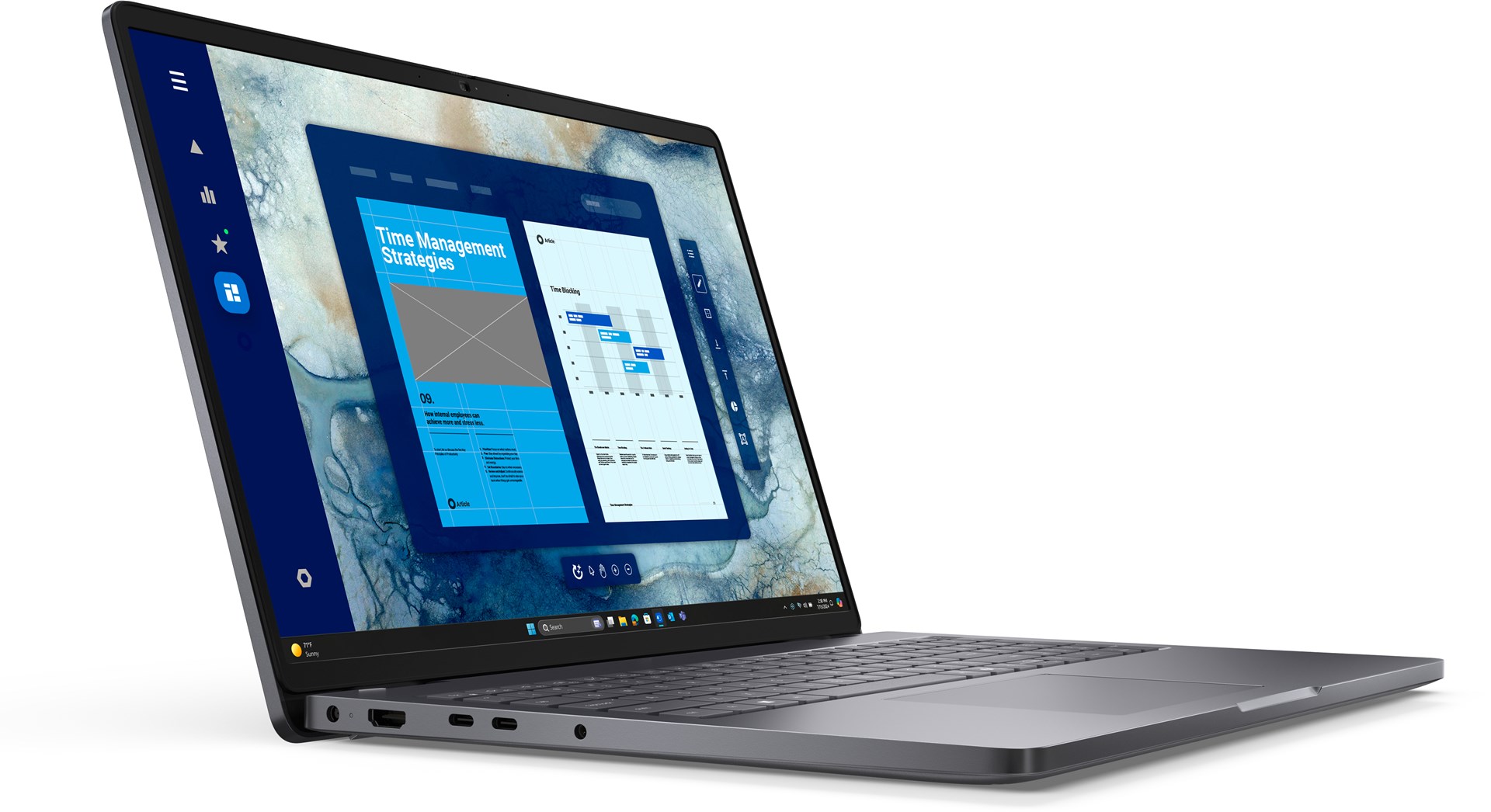 DELL Pro 16 PC16250 Intel Core 5 120U Laptop 40.6 cm (16″) Full HD+ 16 GB DDR5-SDRAM 512 GB SSD Wi-Fi 6E (802.11ax) Windows 11 Pro German Black – Image 2