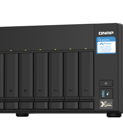 QNAP TS-464EU-8G 4-bay short depth 12inch rackmount NAS Intel Celeron N5105/N5095 quad-core