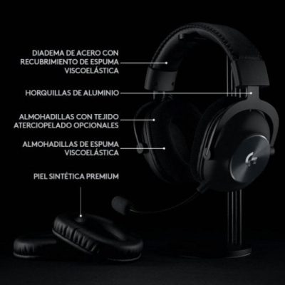 Casque gaming LOGITECH PRO X – BLACK – USB