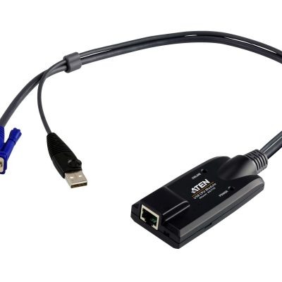 ATEN KA7175-AX câble kvm Noir, Bleu, Métallique