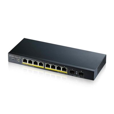 Zyxel GS1900-10HP Géré L2 Gigabit Ethernet (10/100/1000) Connexion Ethernet, supportant