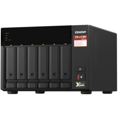 QNAP TS-673A NAS Tower Ethernet/LAN Noir V1500B