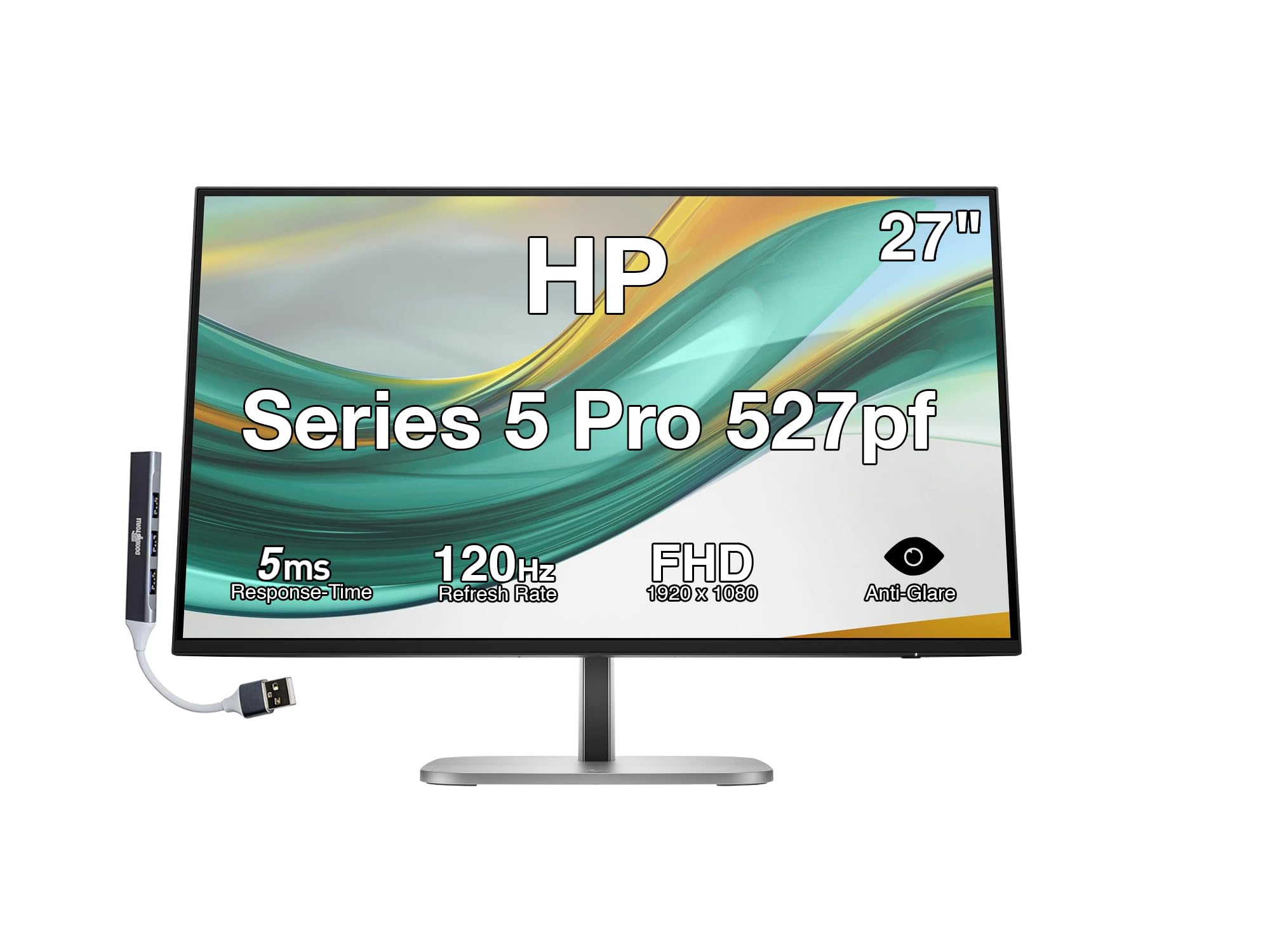 HP Series 5 Pro 27 inch FHD Monitor – 527pf – Image 3