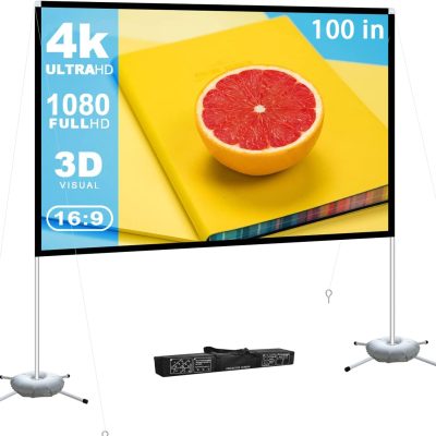 ECRAN DE PROJECTION PORTABLE 100''