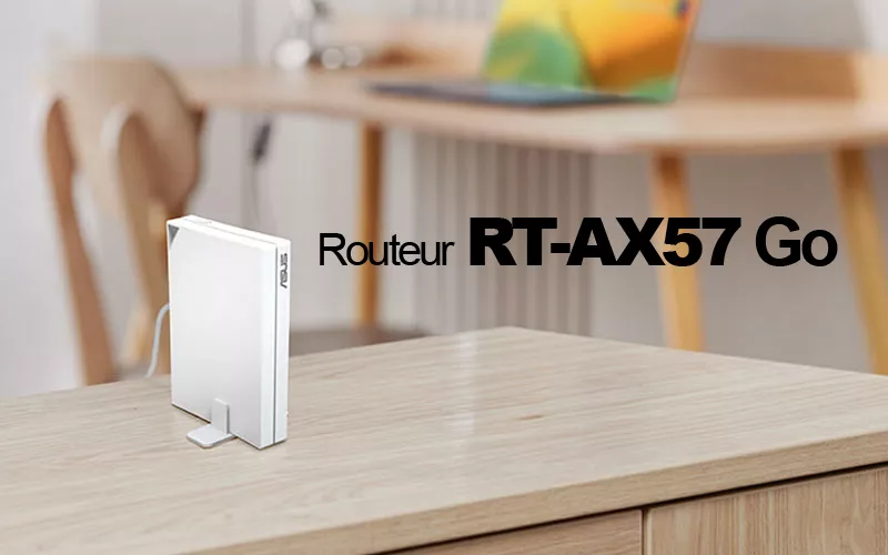 Routeur de table ASUS RT-AX57 Wi-Fi 6 Dual-Band avec Ethernet Gigabit