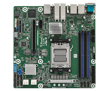 ASRock B650D4U3-2L2Q/BCM, 1xSKT LGA 1718, AMD Ryzen 9000, B650E, SATA, 1xM.2, 2x25GbE,