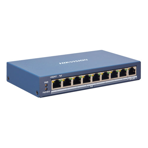 Hikvision DS-3E0310HP-E 8 Port Fast Ethernet Unmanaged POE Switch – Image 2