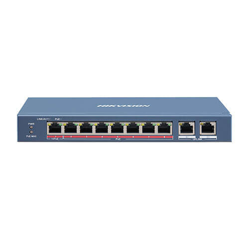 Hikvision DS-3E0310HP-E 8 Port Fast Ethernet Unmanaged POE Switch