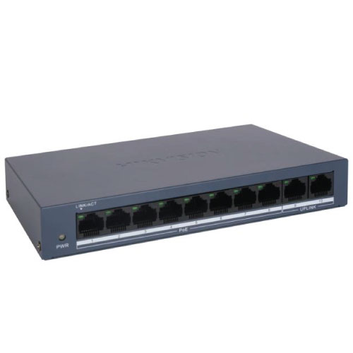 Hikvision DS-3E0310HP-E 8 Port Fast Ethernet Unmanaged POE Switch – Image 3