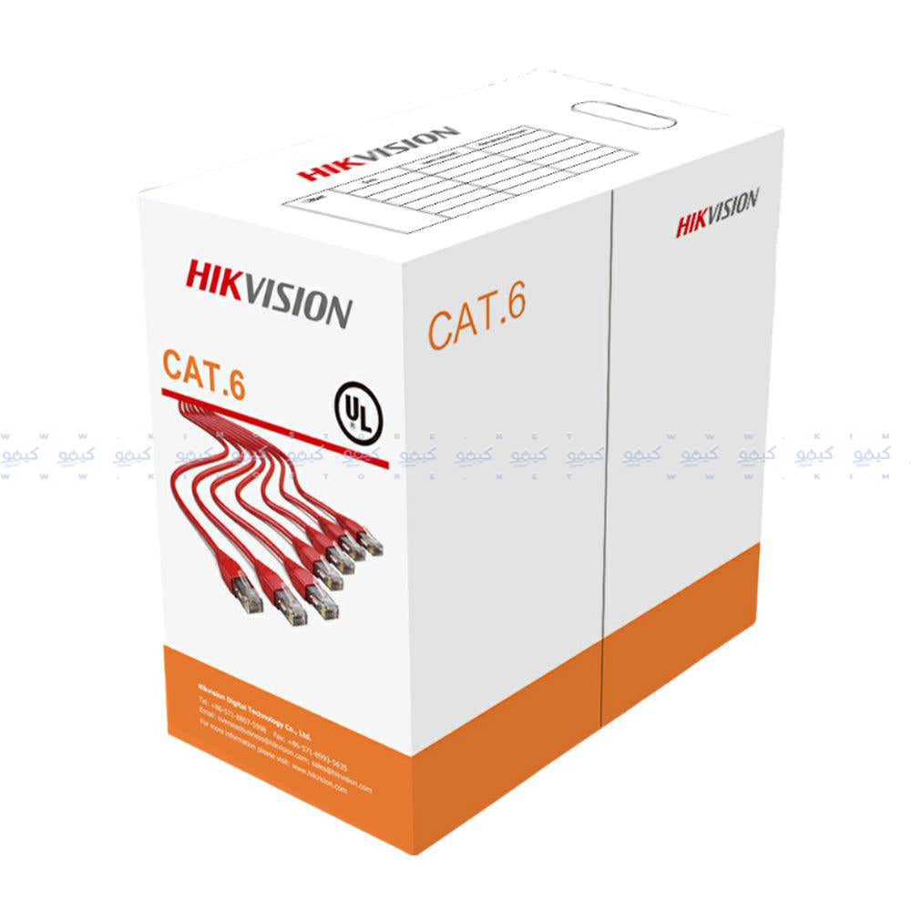 Hikvision DS-1LN6-UU Câble Réseau CAT6 UTP 305 m (Cuivre Solide, 0,565 mm, CM) – Image 3