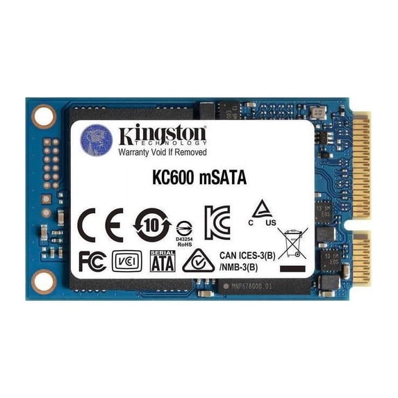 Kingston Technology 256G SSD KC600 SATA3 mSATA