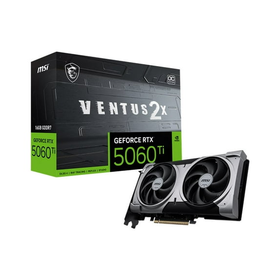 MSI VENTUS GeForce RTX 5060 TI 16G 2X OC PLUS NVIDIA 16 Go GDDR7 – Image 3