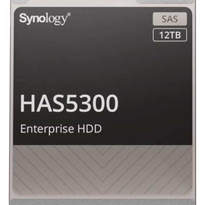 Disque dur 3,5″ 12TB – 7200rpm – SAS 12Gbps – 256MB – 512e – Synology HAS5300