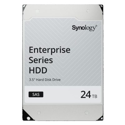 Disque dur 3,5″ 24TB – 7200rpm – SAS 12Gbps – 512MB – 512e – Synology HAS5320
