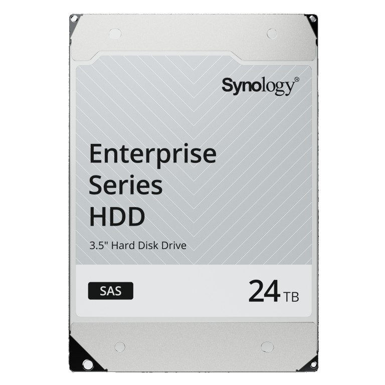Disque dur 3,5″ 24TB – 7200rpm – SAS 12Gbps – 512MB – 512e – Synology HAS5320