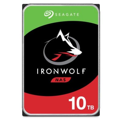 Disque dur Seagate IronWolf NAS – 3,5″ 10TB – 7200rpm – SATA 6Gbps – 256MB
