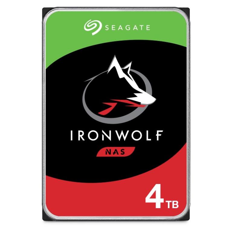 Disque dur Seagate IronWolf NAS – 3,5″ 4TB – 5400rpm – SATA 6Gbps – 256MB