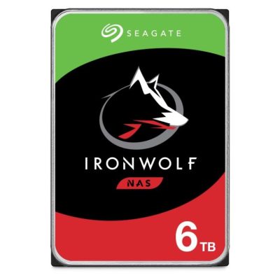 Disque dur Seagate IronWolf NAS – 3,5″ 6TB – 5400rpm – SATA 6Gbps – 256MB