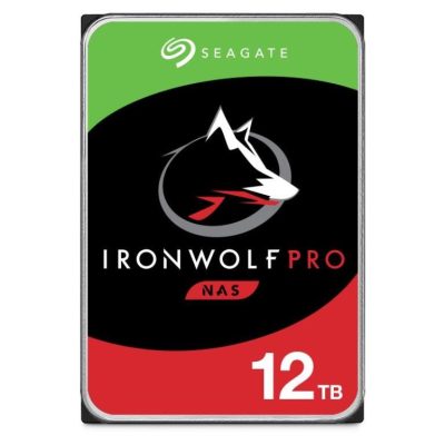 Disque dur Seagate IronWolf Pro – 3,5″ 12TB – 7200rpm – SATA 6Gbps – 256MB