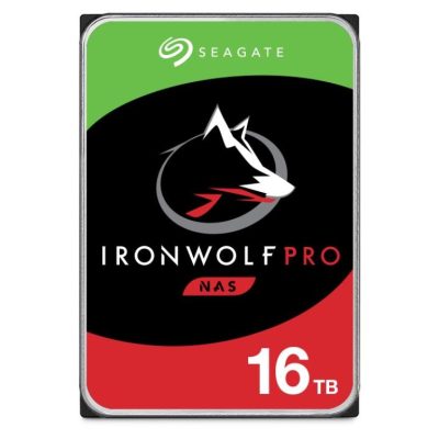 Disque dur Seagate IronWolf Pro – 3,5″ 16TB – 7200rpm – SATA 6Gbps – 256MB