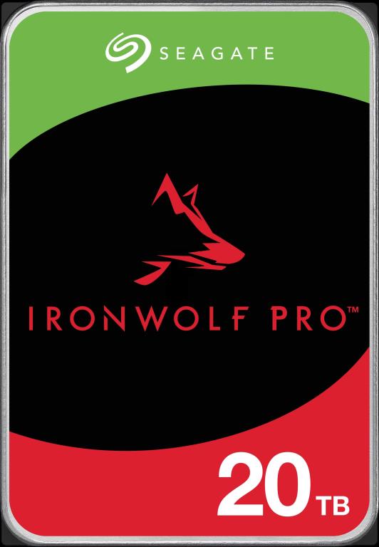 Disque dur Seagate IronWolf Pro – 3,5″ 20TB – 7200rpm – SATA 6Gbps – 512MB