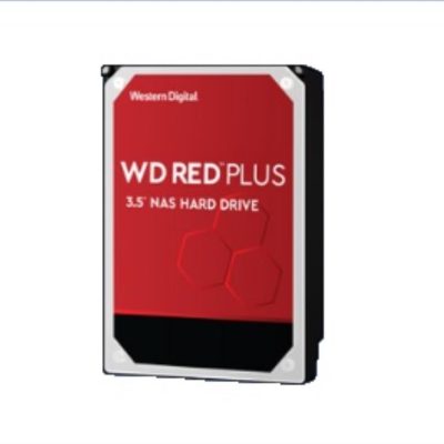Disque dur WD Red Plus NAS – 3,5″ 4TB – 5400rpm – SATA 6Gbps – 256MB – Dernières pièces