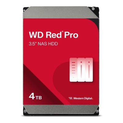 Disque dur WD Red Pro – 3,5″ 4TB – 7200rpm – SATA 6Gbps – 256MB