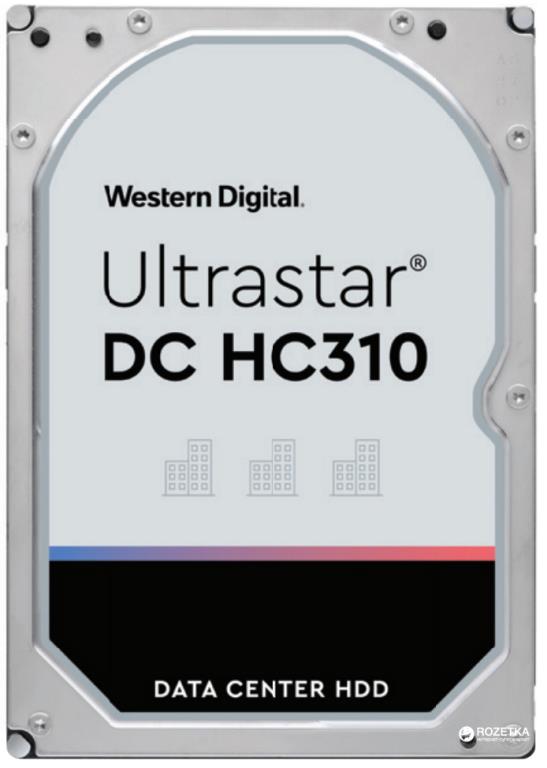 Disque dur WD Ultrastar DC HC310 – 3,5″ 4TB – 7200rpm – SATA 6Gbps – 256MB – 512e ISE