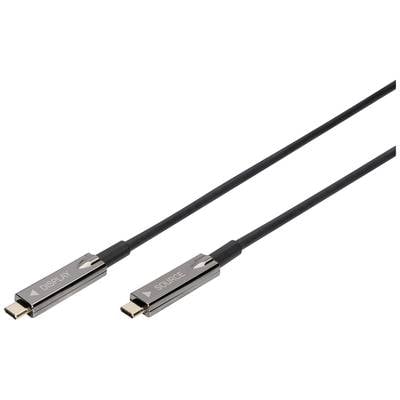 Digitus AK-330160-100-S câble USB USB 3.2 Gen 1 (3.1 Gen 1) USB C Noir