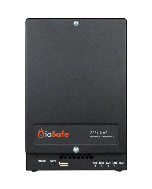 ioSafe 225+ 24TB : NAS 2 baies Fireproof/Waterproof 24TB (12TBx2), NAS HDD