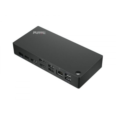 Lenovo 40B90000WW station d’accueil Avec fil USB 3.2 Gen 1 (3.1 Gen 1) Type-C Noir