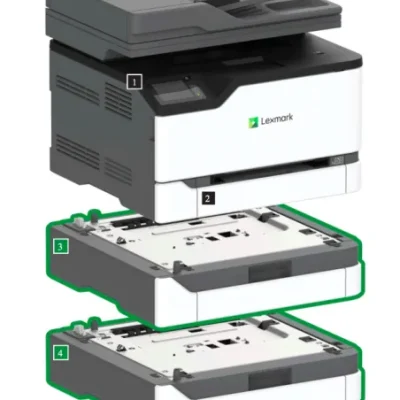 LEXMARK BSD MULTIFONCTION A4 Couleur XC4342-40 ppm scan R/V Monopasse