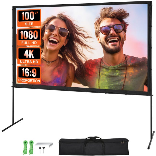 ECRAN DE PROJECTION PORTABLE 100'' – Image 2