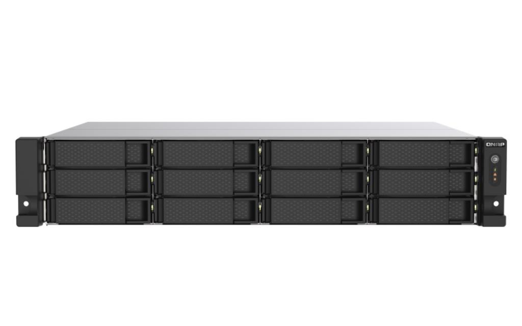 NAS assemblé QNAP Rack (2U) TS-1273AU-RP-8G 192TB (12x16TB) avec Disques Entreprise